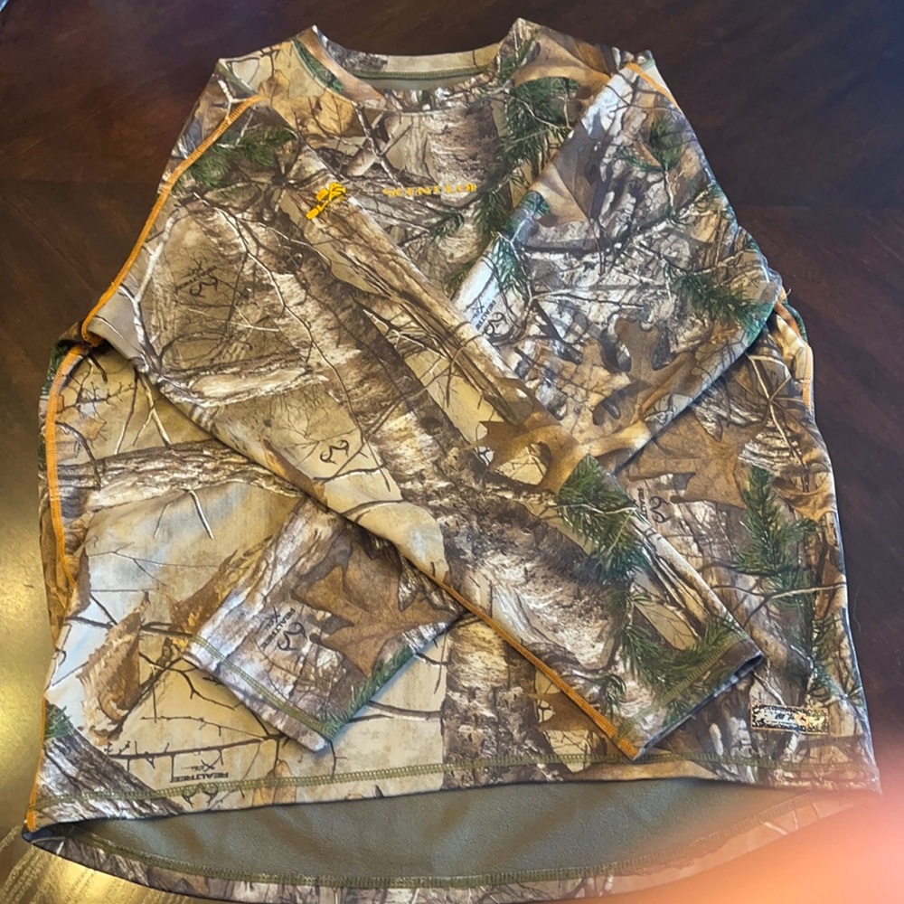 Men’s large Scent Lok Realtree xtra base layer long sleeve top